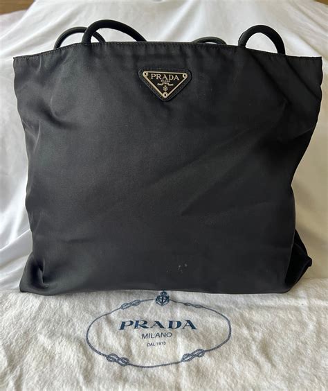 large prada tote|Prada nylon small tote.